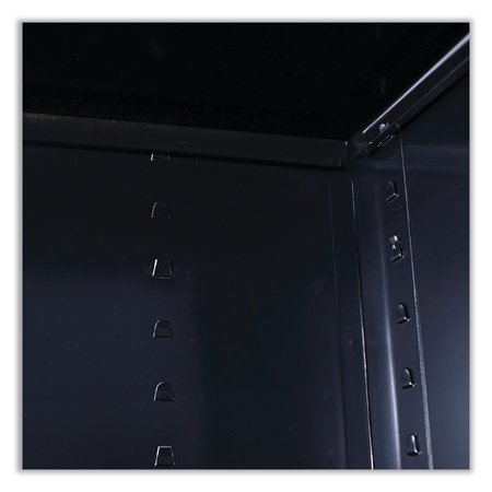 Alera Economy Assembled Storage Cabinet, 36w x 18d x 72h, Black CME7218BK